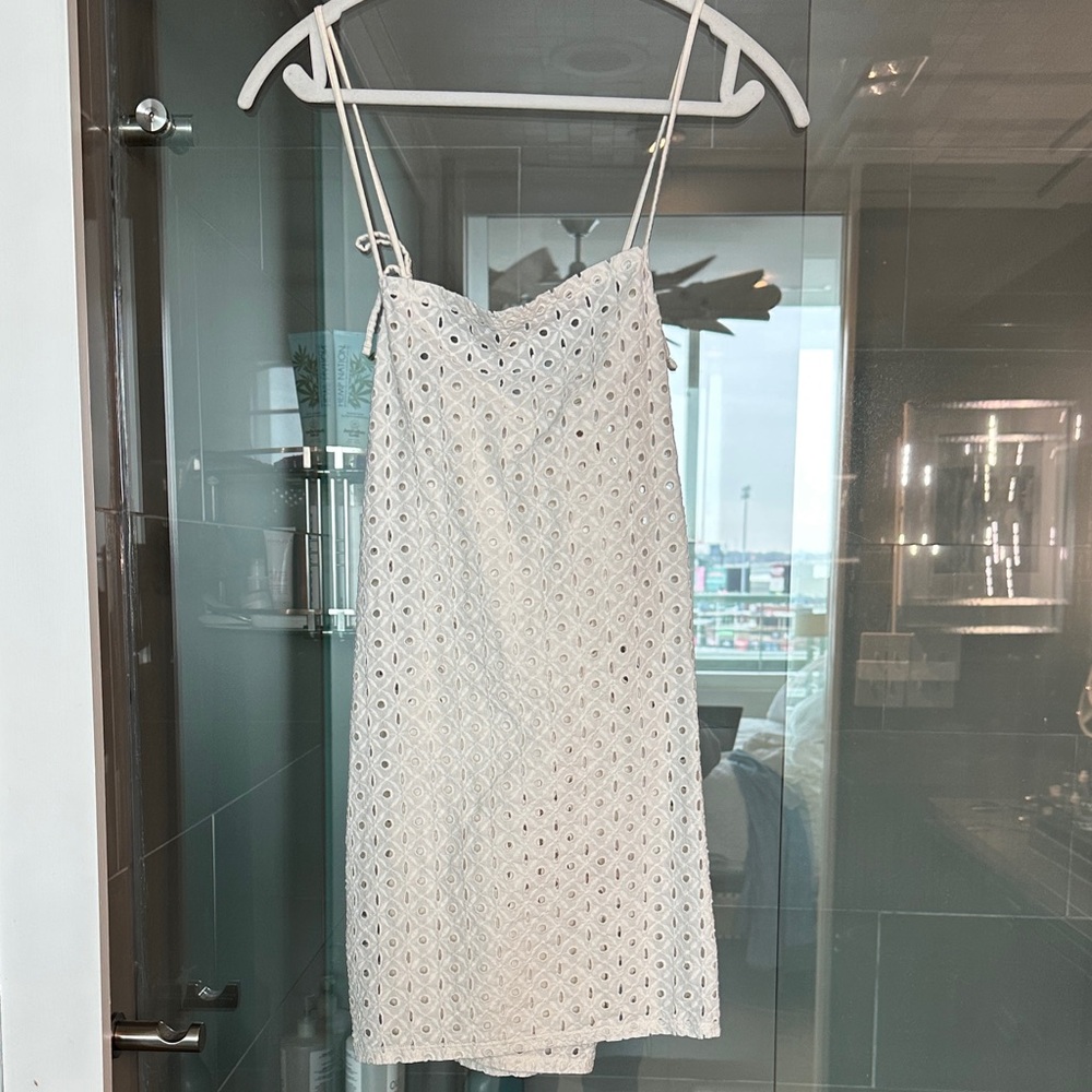 Vitamin A White Eyelet Dress